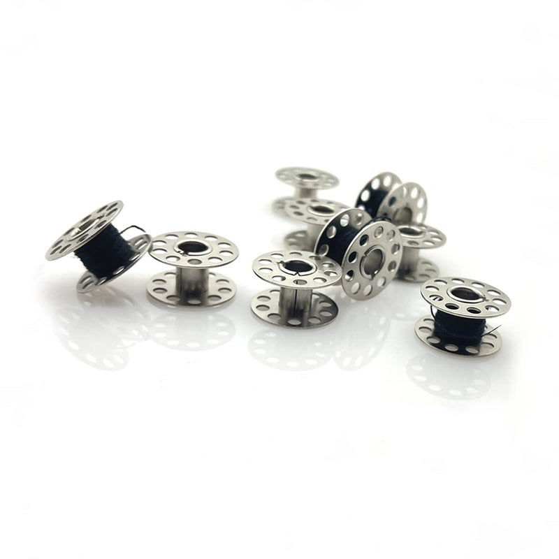 CHAOYUN 25 Pcs Metal Bobbins for Sewing Machine with Storage Box  A Class 15 Universal Bobbins in Case Compatible for Brother  Janome  Singer  Bernina  Toyata  Anime  Kenmore  Elna  Babylock by LeBeila - Image 5